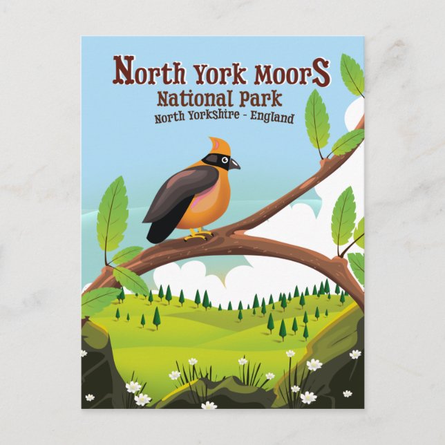 Postal Parque nacional York Moors (Anverso)