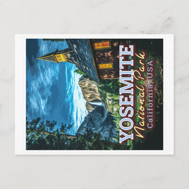 POSTAL PARQUE NACIONAL YOSEMITA - CALIFORNIA ESTADOS UNID (Anverso)