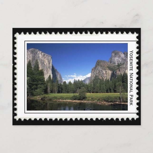 Postal Parque nacional Yosemite (Anverso)