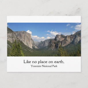 Postal Parque nacional Yosemite