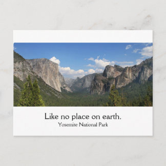 Postal Parque nacional Yosemite