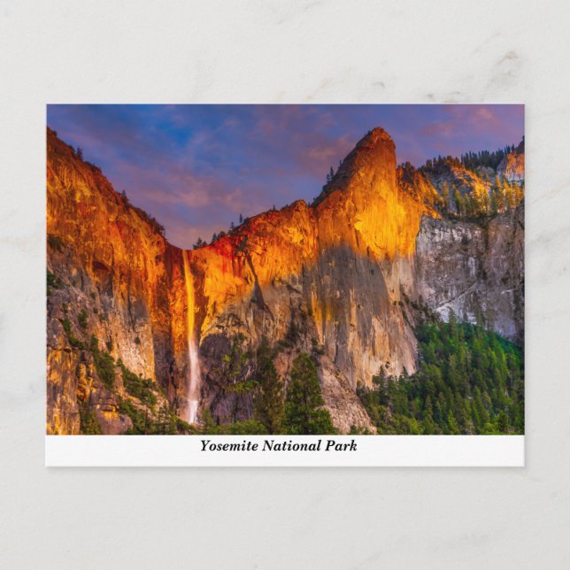 Postal Parque nacional Yosemite (Anverso)