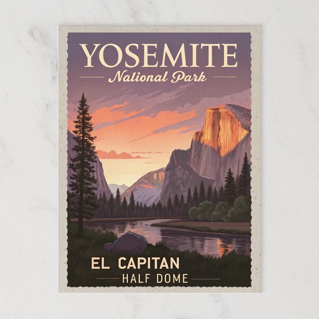 Postal Parque nacional Yosemite (Subido por el creador)