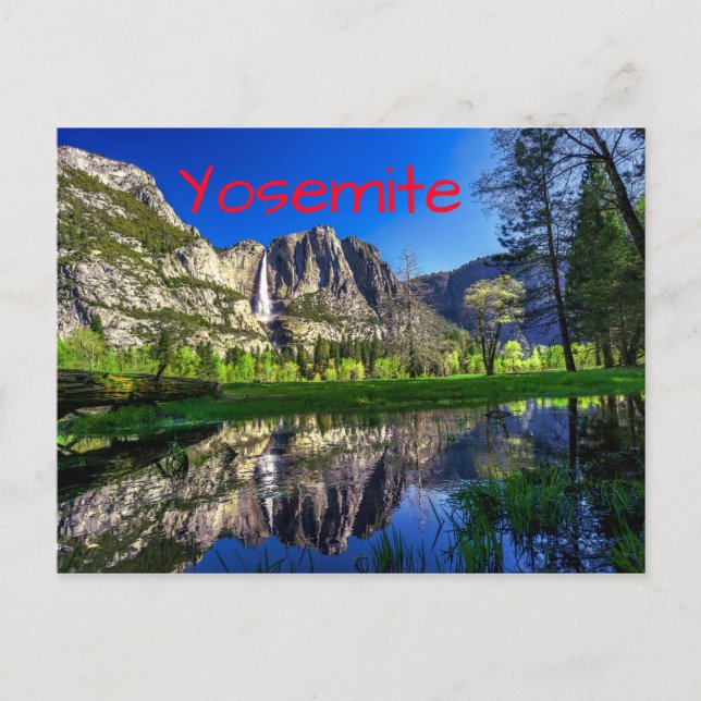 Postal Parque nacional Yosemite (Anverso)