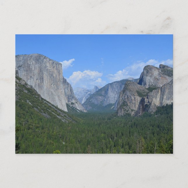 Postal Parque nacional Yosemite (Anverso)