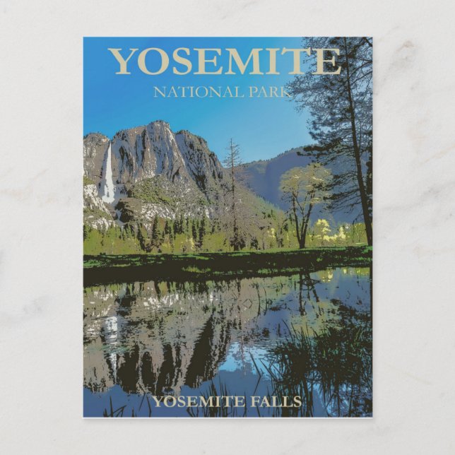 Postal Parque nacional Yosemite (Anverso)