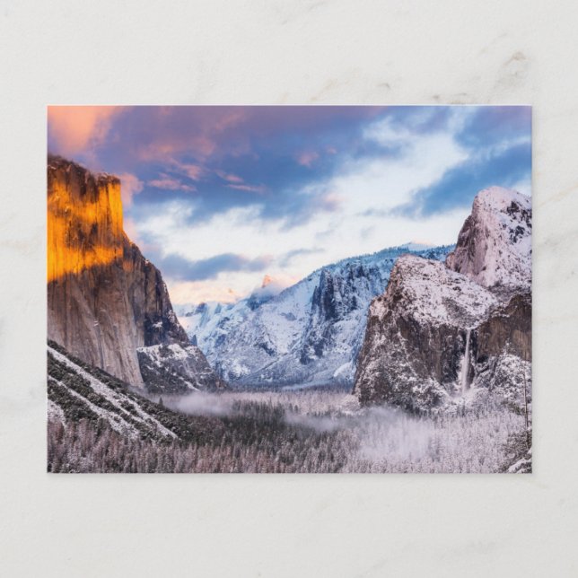 Postal Parque Nacional Yosemite, California (Anverso)