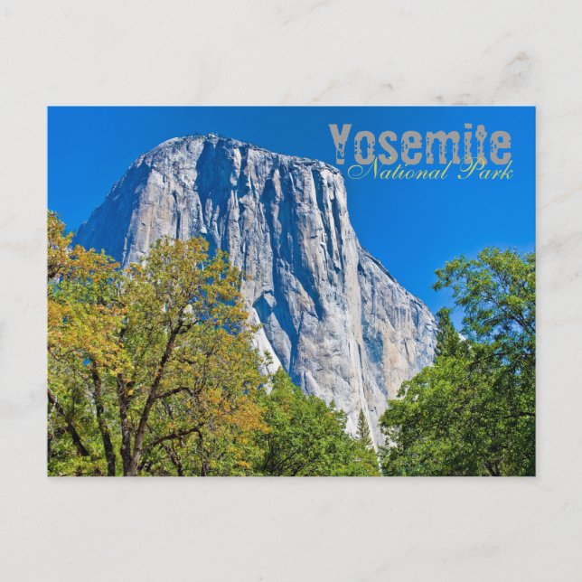 Postal Parque Nacional Yosemite, California, EE.UU. (Anverso)