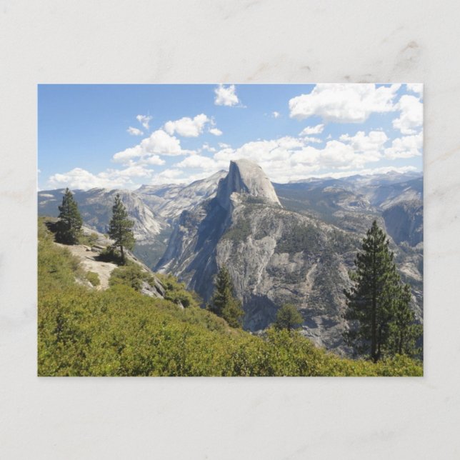 Postal Parque nacional Yosemite California Half Dome Vall (Anverso)