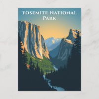 Parque nacional Yosemite, California, paisaje de v