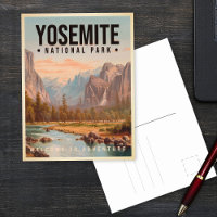 Parque nacional Yosemite, California Vintage, años
