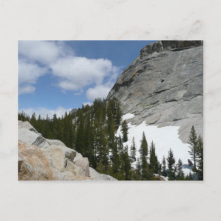Postal Parque nacional Yosemite de nevadas de granito II