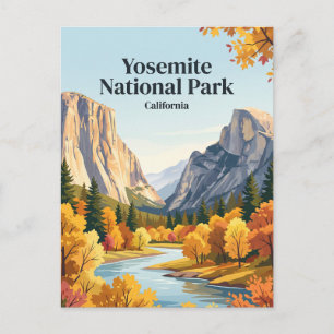 Postal Parque Nacional Yosemite EE. UU.