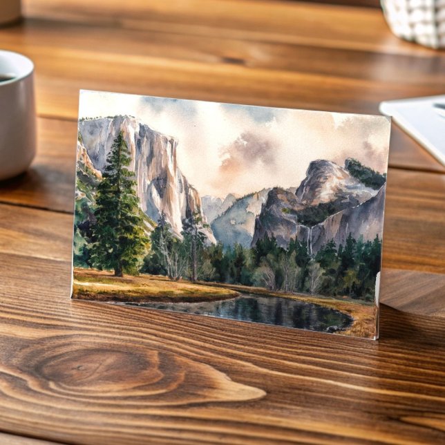 Postal Parque Nacional Yosemite, pintura de California (Subido por el creador)