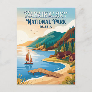 Postal Parque Nacional Zabaikalsky Rusia