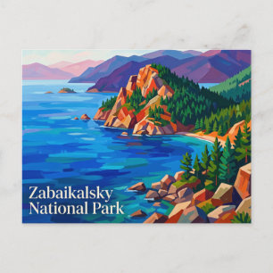 Postal Parque Nacional Zabaikalsky Rusia