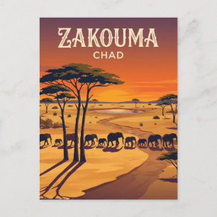 Postal Parque Nacional Zakouma Chad