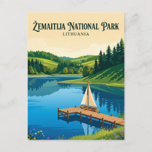 Postal Parque Nacional Žemaitija Lituania