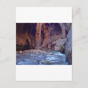 Postal Parque nacional Zion Narrows