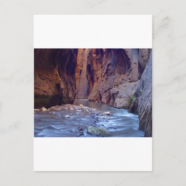 Postal Parque nacional Zion Narrows (Anverso)