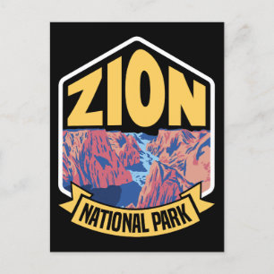 Postal Parque nacional Zion, Retro de Utah