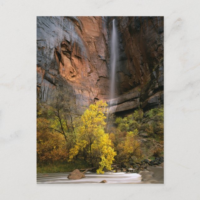 Postal Parque Nacional Zion, Utah. EE. UU. Efímero (Anverso)