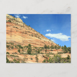 Postal Parque nacional Zion, vista del cañón de Utah