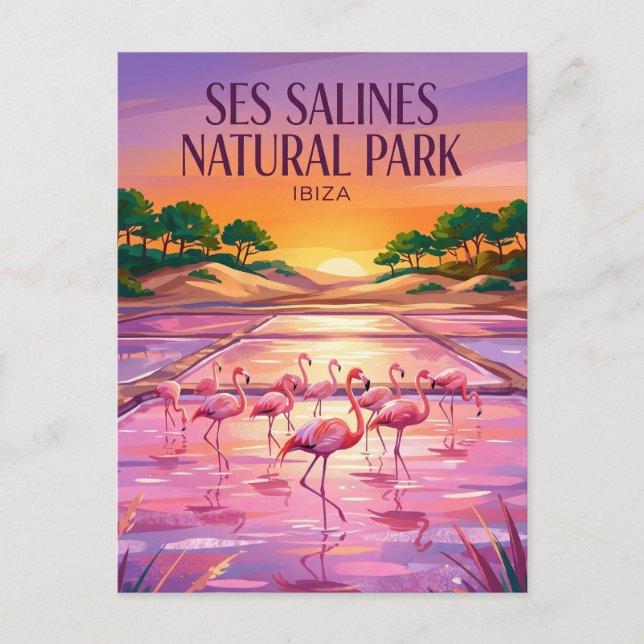 Postal Parque Natural de Ses Salines España (Anverso)