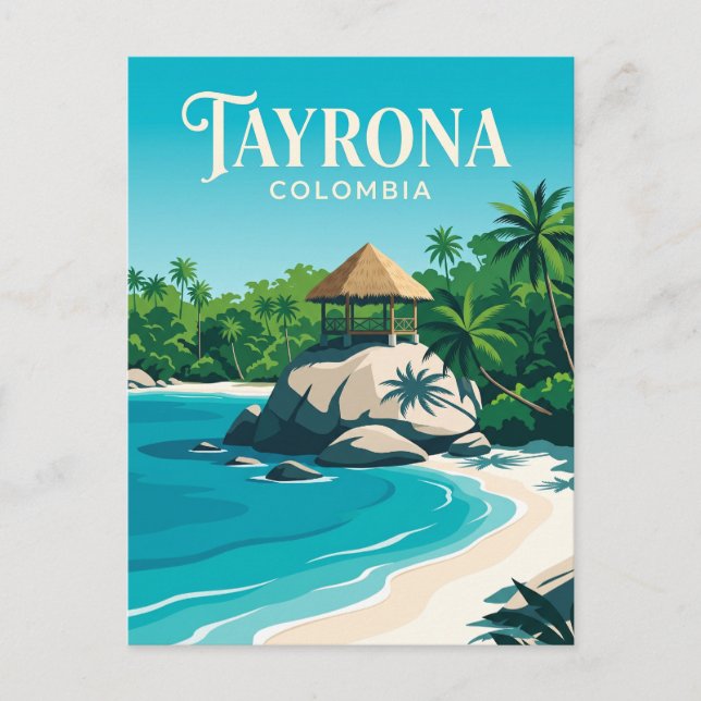 Postal Parque Natural Nacional Tayrona Colombia (Anverso)