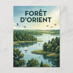 Postal Parque Natural Regional de Forêt d'Orient Francia