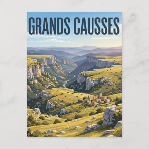 Postal Parque Natural Regional de Grands Causses Francia