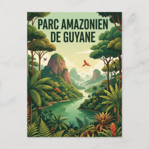 Postal Parque Natural Regional de Guyana Francia