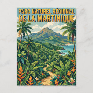 Postal Parque Natural Regional de Martinica Francia