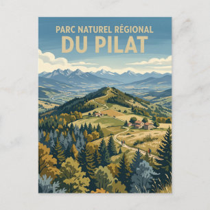 Postal Parque Natural Regional de Pilat Francia