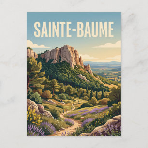 Postal Parque Natural Regional de Sainte-Baume Francia