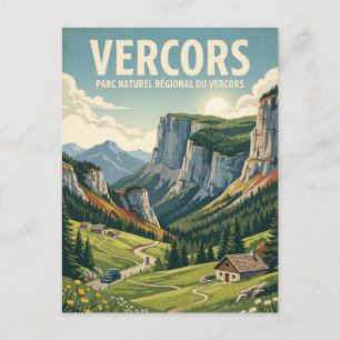 Postal Parque Natural Regional de Vercors Francia