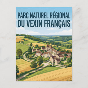 Postal Parque Natural Regional del Vexin Francés Francia