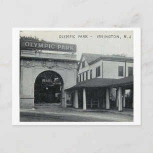 Postal Parque Olímpico, Irvington, New Jersey Vintage