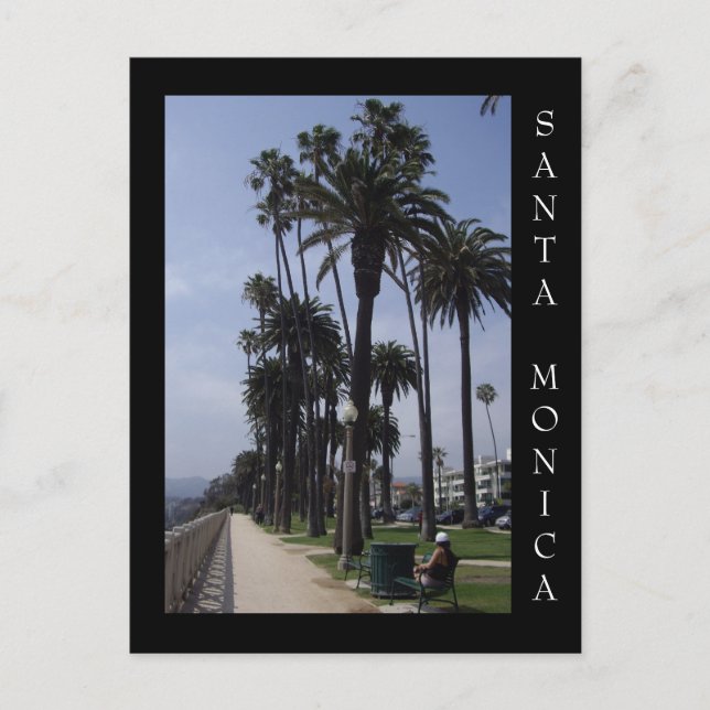 Postal Parque Palisades Santa Monica California (Anverso)