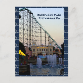Postal Parque Postcard-Kennywood-Dusk-Pittsburgh