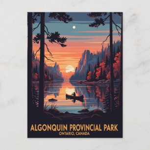 Postal Parque Provincial Algonquin Canadá