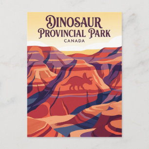 Postal Parque Provincial Dinosaurio Canadá