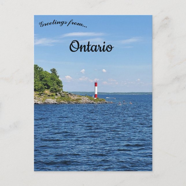 Postal Parque Provincial Lighthouse Point Killbear Ontari (Anverso)