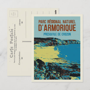 Postal Parque regional Armorista, Crozon Bretagne Francia