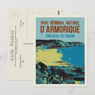 Postal Parque regional Armorista, Crozon Bretagne Francia