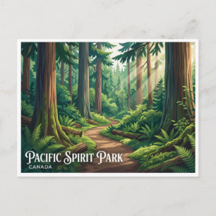 Postal Parque Regional Pacific Spirit Vancouver Canadá