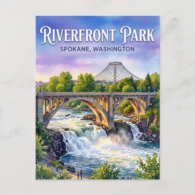 Postal Parque Riverfront USA (Anverso)