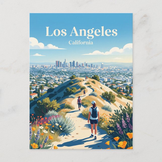 Postal Parque Runyon Canyon California (Anverso)