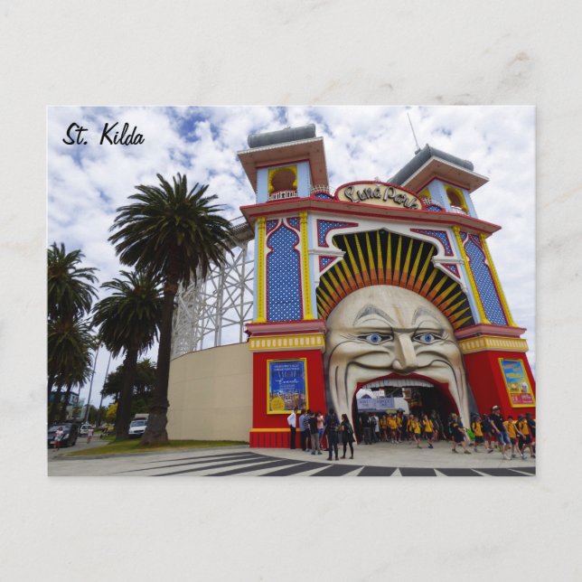 Postal Parque St. Kilda Luna (Anverso)