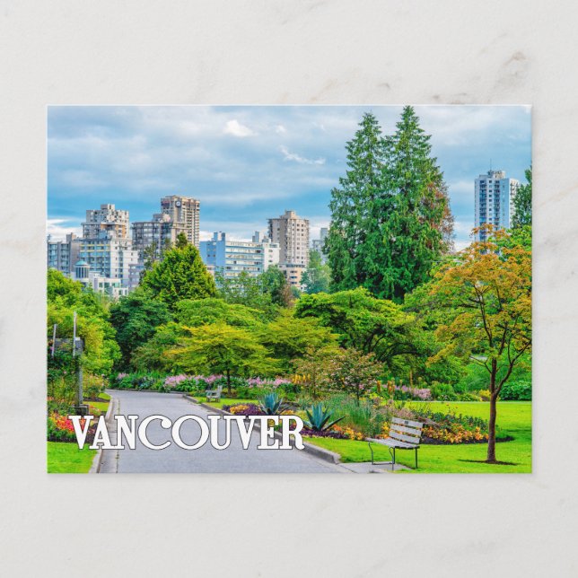 Postal Parque Stanley, Vancouver, Canadá (Anverso)
